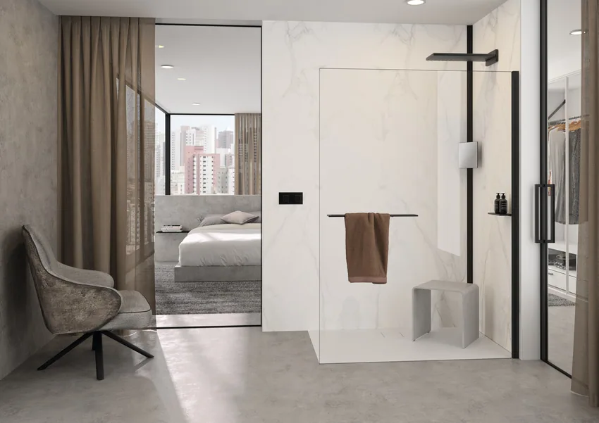 HÜPPE Select+ Seitenwand Alleinstehend