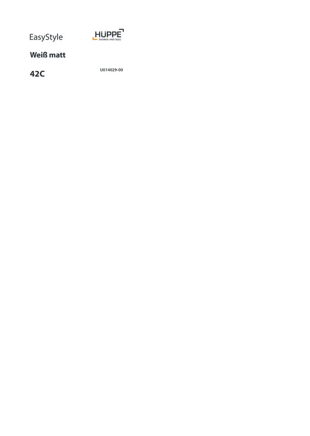 EasyStyle Dekor 42C Weiß matt