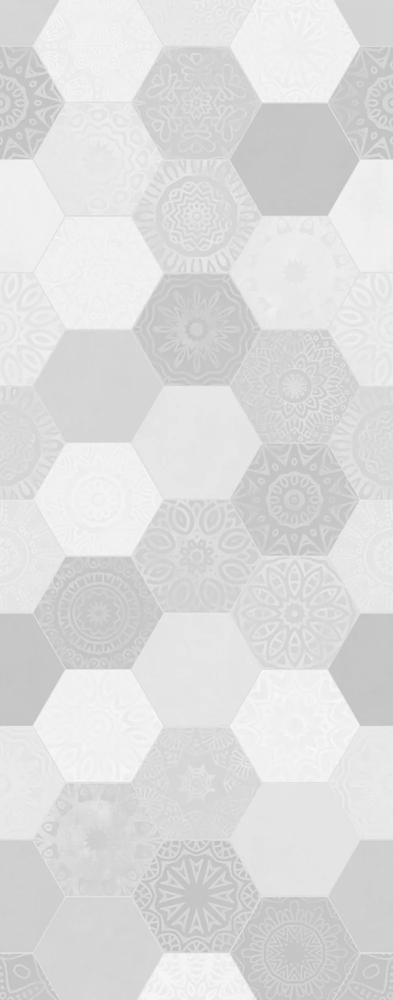 EasyStyle Dekor 45C Hexagon white
